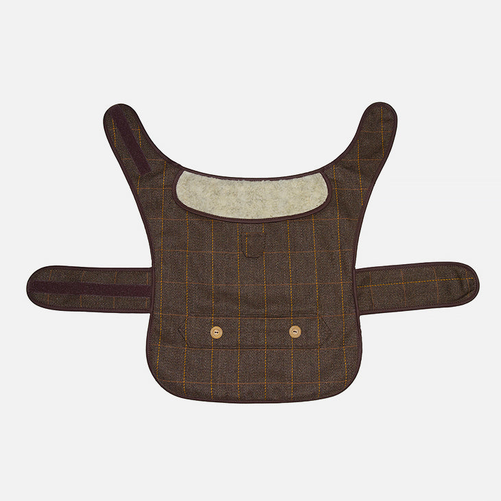 CAPPOTTINO IN TWEED MARRONE